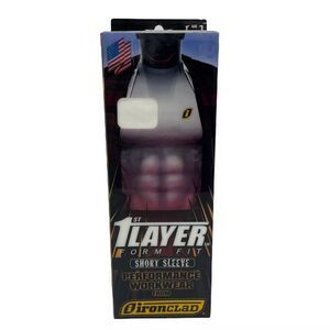 Ironclad Men's 1st Layer Form Fit Short Sleeve Work Shirt in White, XL